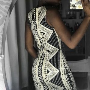 Tribal print dress